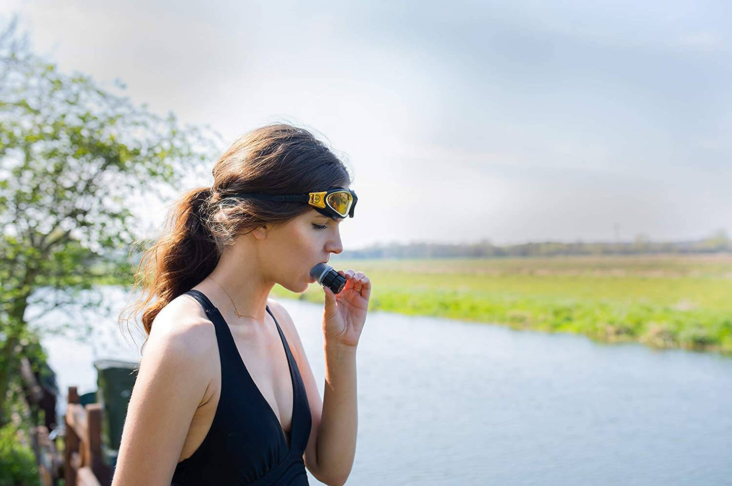 Expand-A-Lung Breathing Resistance Exerciser for Athletes & Respiratory Care/COPD