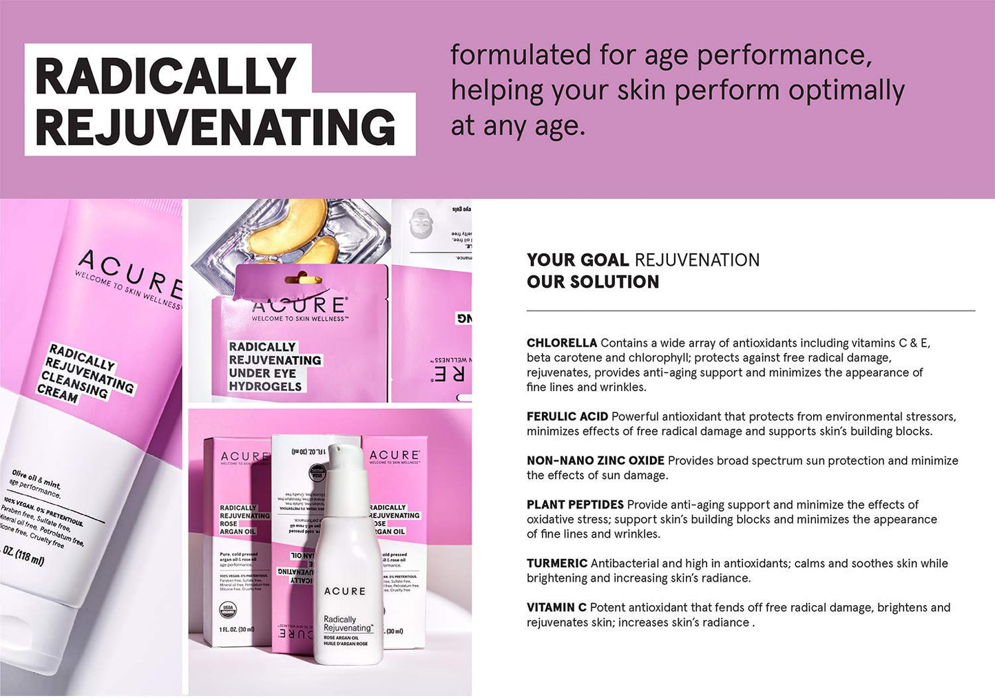 ACURE Rejuvenating Dual Phase Bakuchiol Serum Provides Anti-Aging Support, 0.67 fl.oz / 20ml
