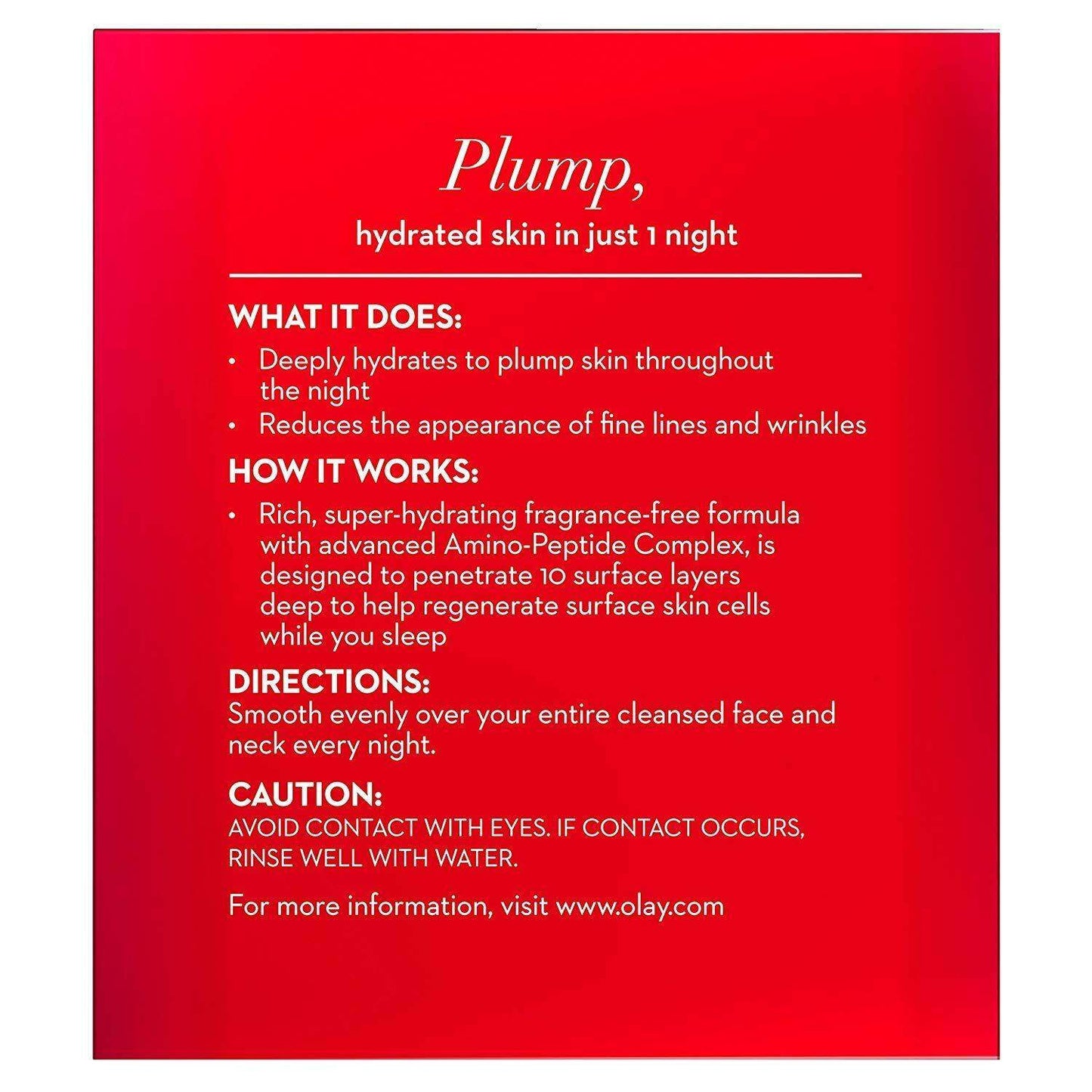 Olay Regenerist Night Recovery Night Cream Face Moisturizer 1.7 oz