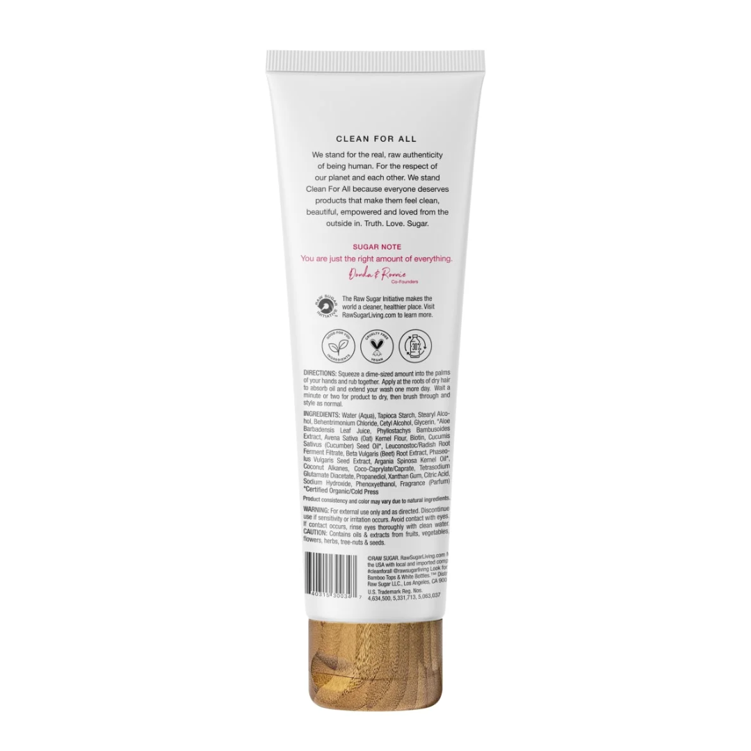 Raw Sugar Not So Dry Shampoo Hair Refresh Cream Aloe + Bamboo, 118 ml / 4 fl. oz.