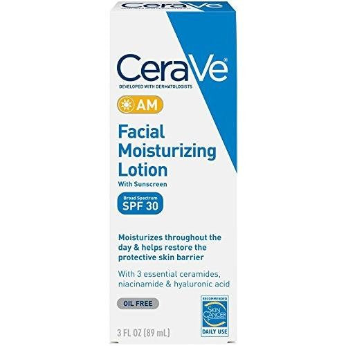 CeraVe AM Facial Moisturizing Lotion with Sunscreen SPF 30 - 3 fl. oz