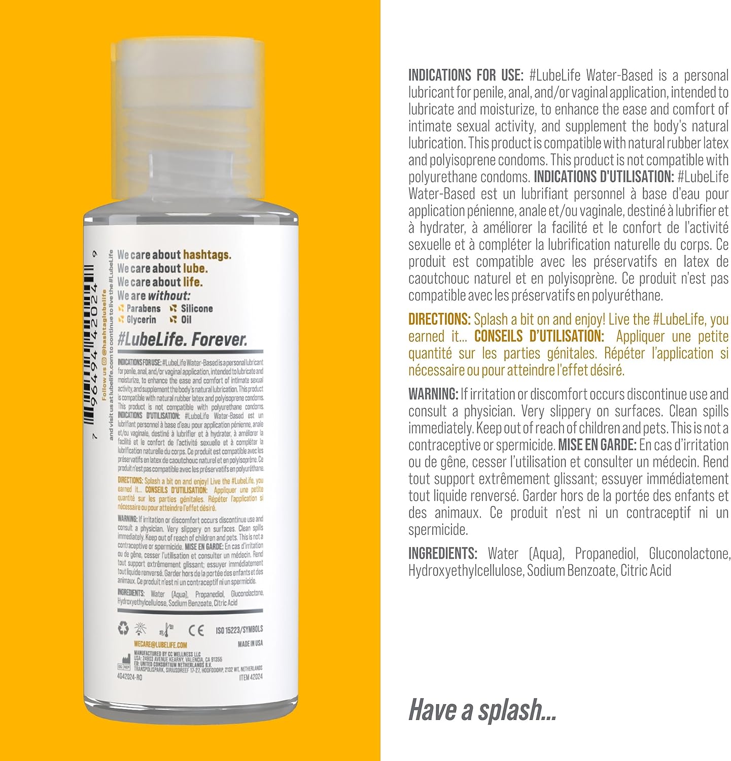 Lube Life Water Based-Lubricant (60ml)
