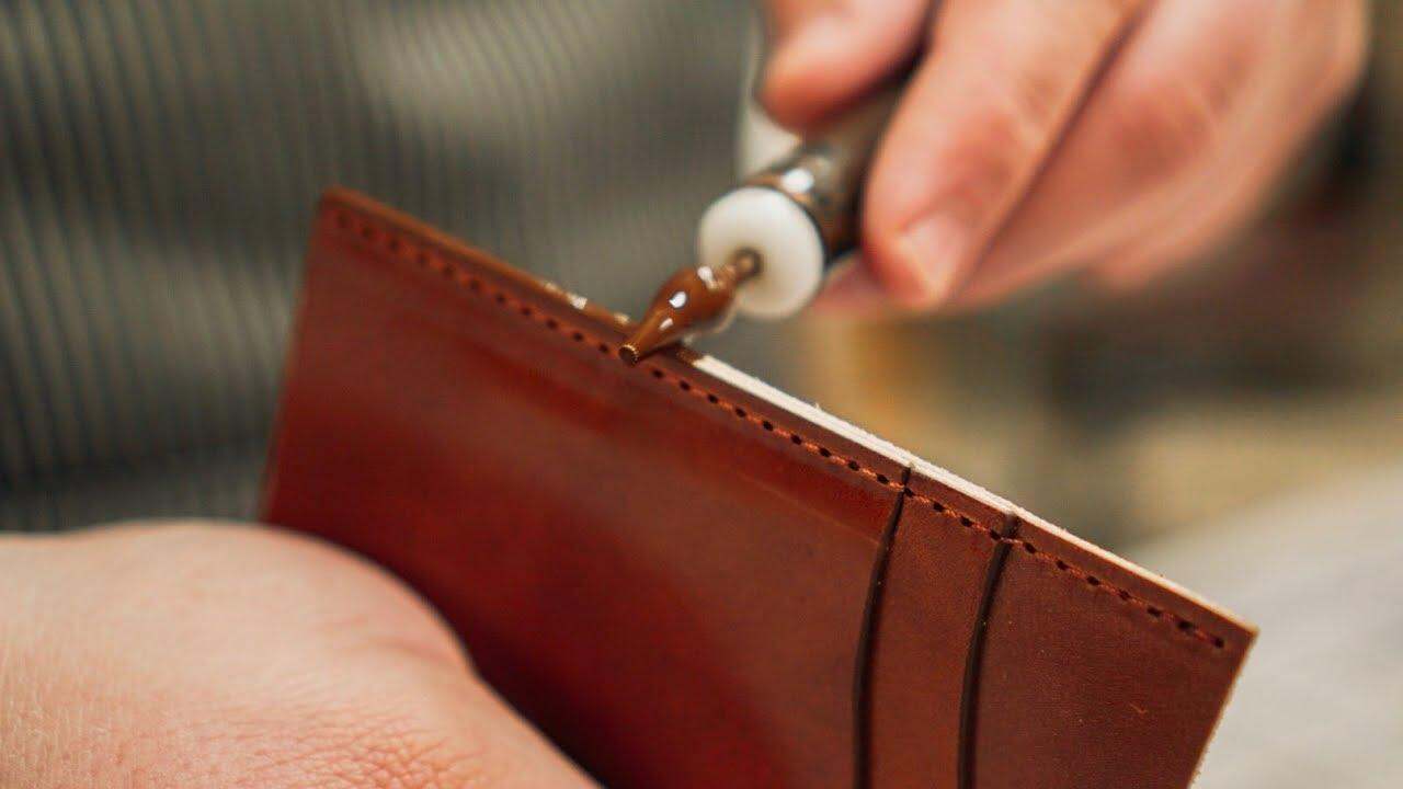 Fiebing’s Edge Kote, 4 Oz. - Color Coats Leather Edges - Brown