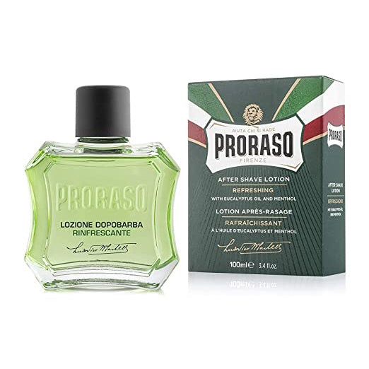 Proraso Firenze After Shave Lotion for Men Refreshing and Toning with Menthol and Eucalyptus Oil 100 ml