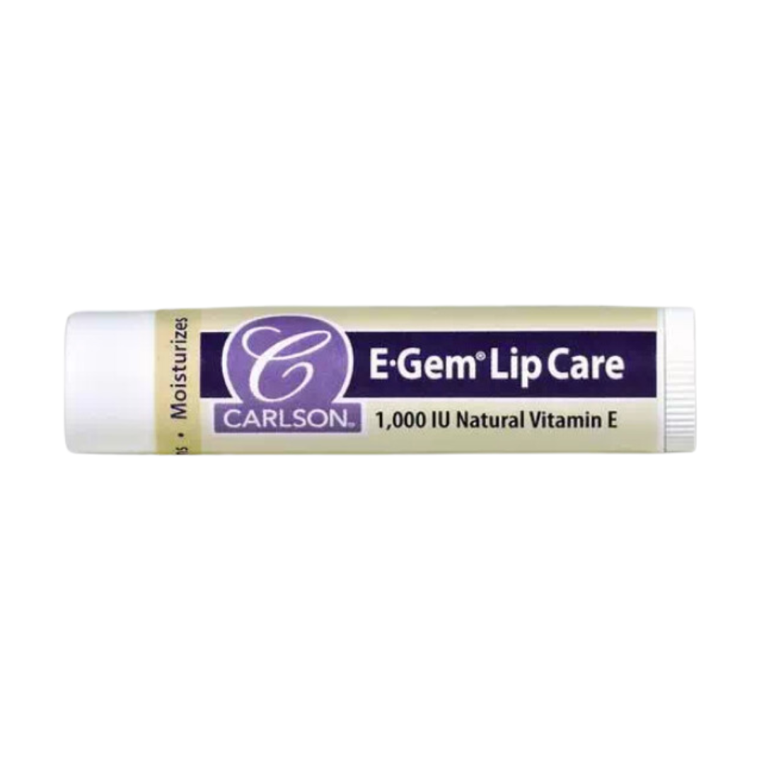 Carlson E-Gem Lip Care 1,000 IU (670mg) Vitamin E per Tube, 0.15 oz. / 4.3g