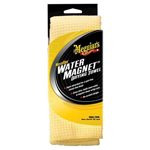 Meguiar's Water Magnet Microfiber Car Care Cleaning & Drying Towel (Single Pack)