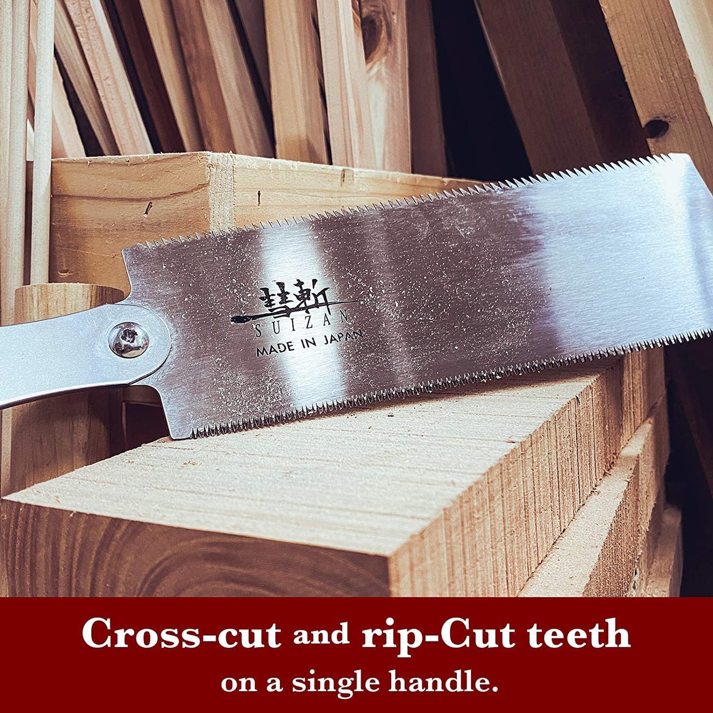 Suizan Japanese Pull Saw Hand Saw - 9.5 Inch