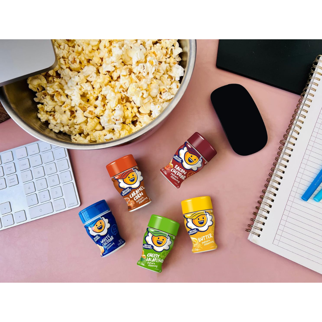 Kernel Season's Popcorn Seasoning Mini Jar Pack 0.9oz / 25g Each