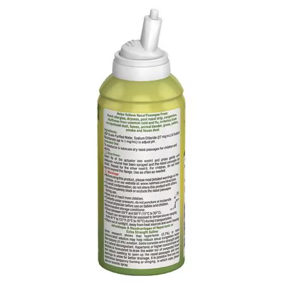 NeilMed NasaMist Saline Spray Extra Strength Nasal Decongestant 4.5 oz/ 126.6 g