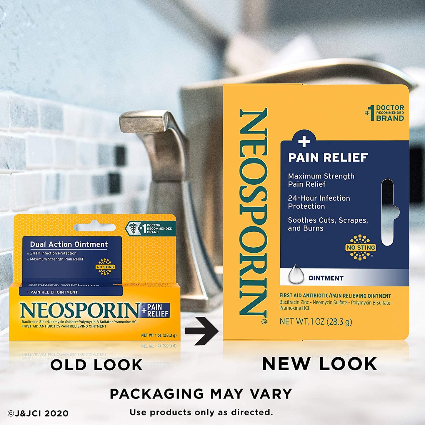 Neosporin +Pain Relief Maximum Strength 24 HR Protection Ointment, 1 oz. / 28.3g