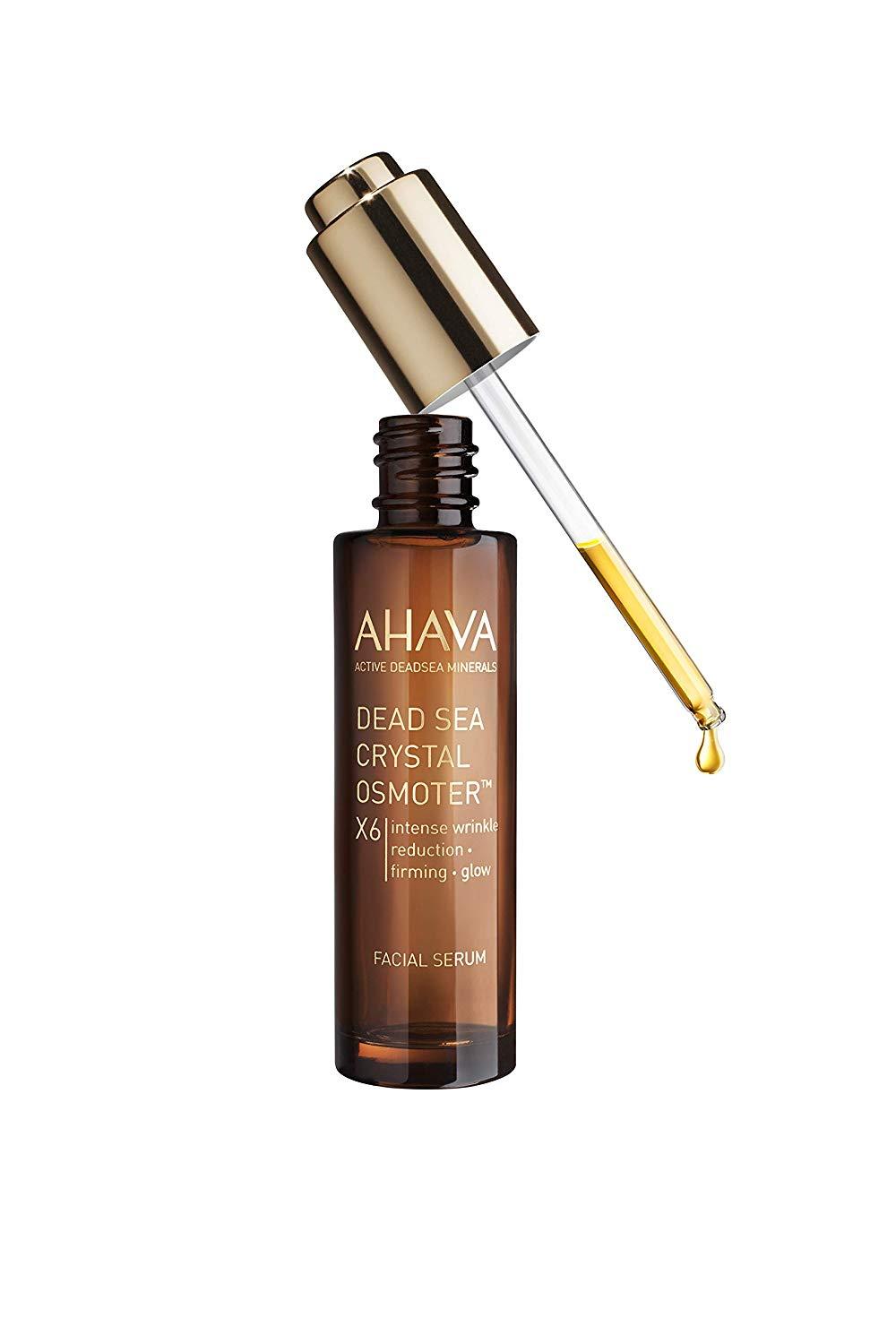 AHAVA Dead Sea Crystal Osmoter Intense Wrinkle Reduction, Firming & Glow Facial Serum, 1 fl.oz / 30ml