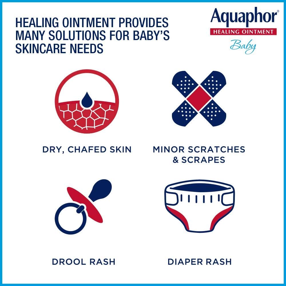 Aquaphor Baby Healing Ointment For Hypoallergenic Skin Protectant 7oz / 198g