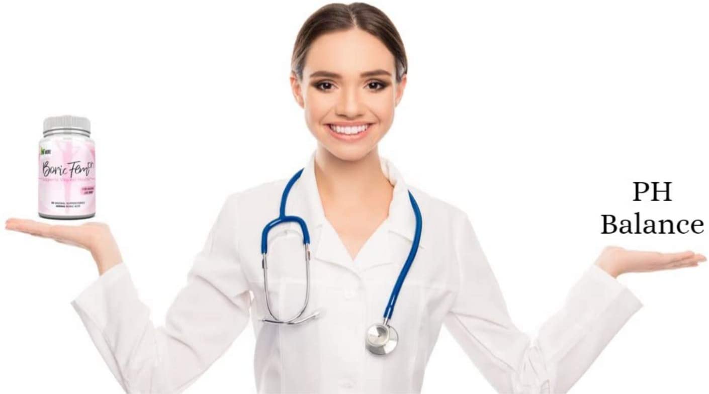 N'More Boric Fem pH 600 mg, 30 Vaginal Suppositories, Supports Vaginal Heath