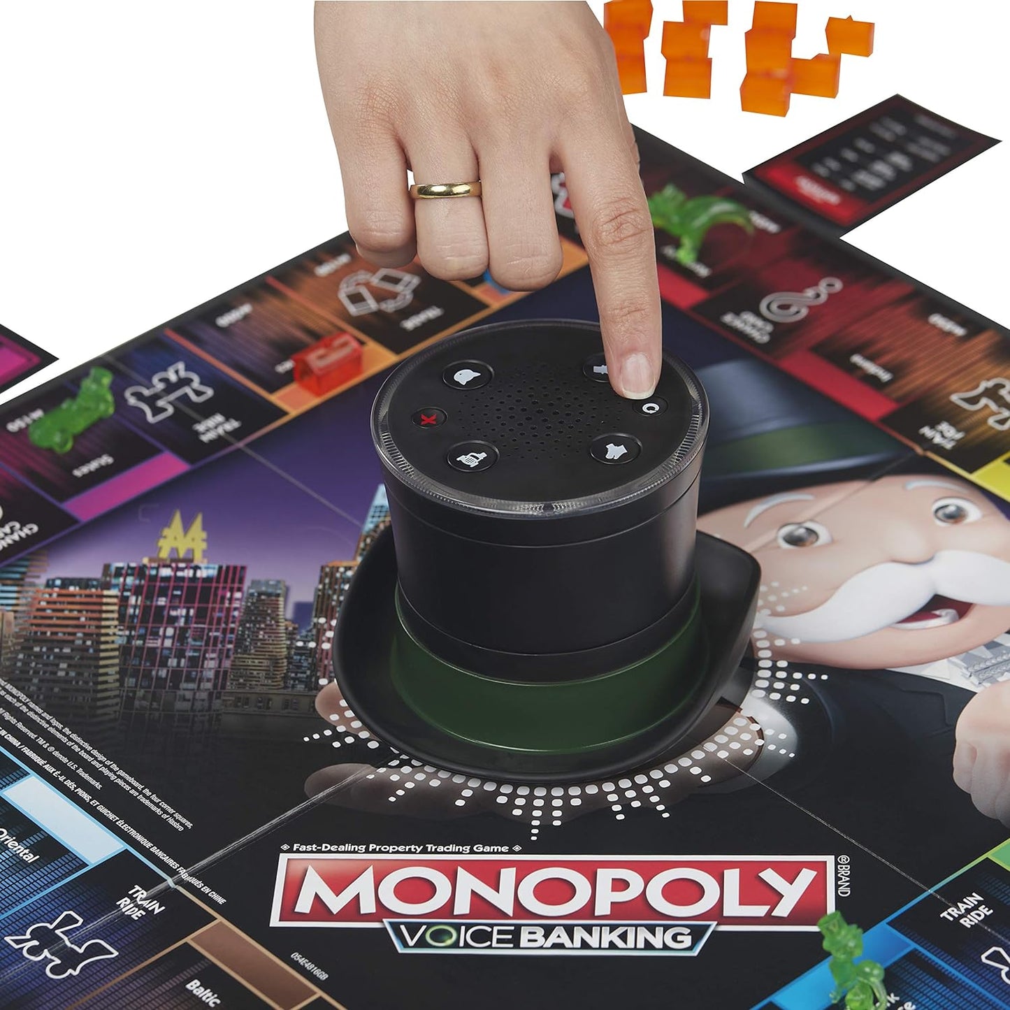 Hasbro Gaming Monopoly Voice Banking Electronic Family Board Game