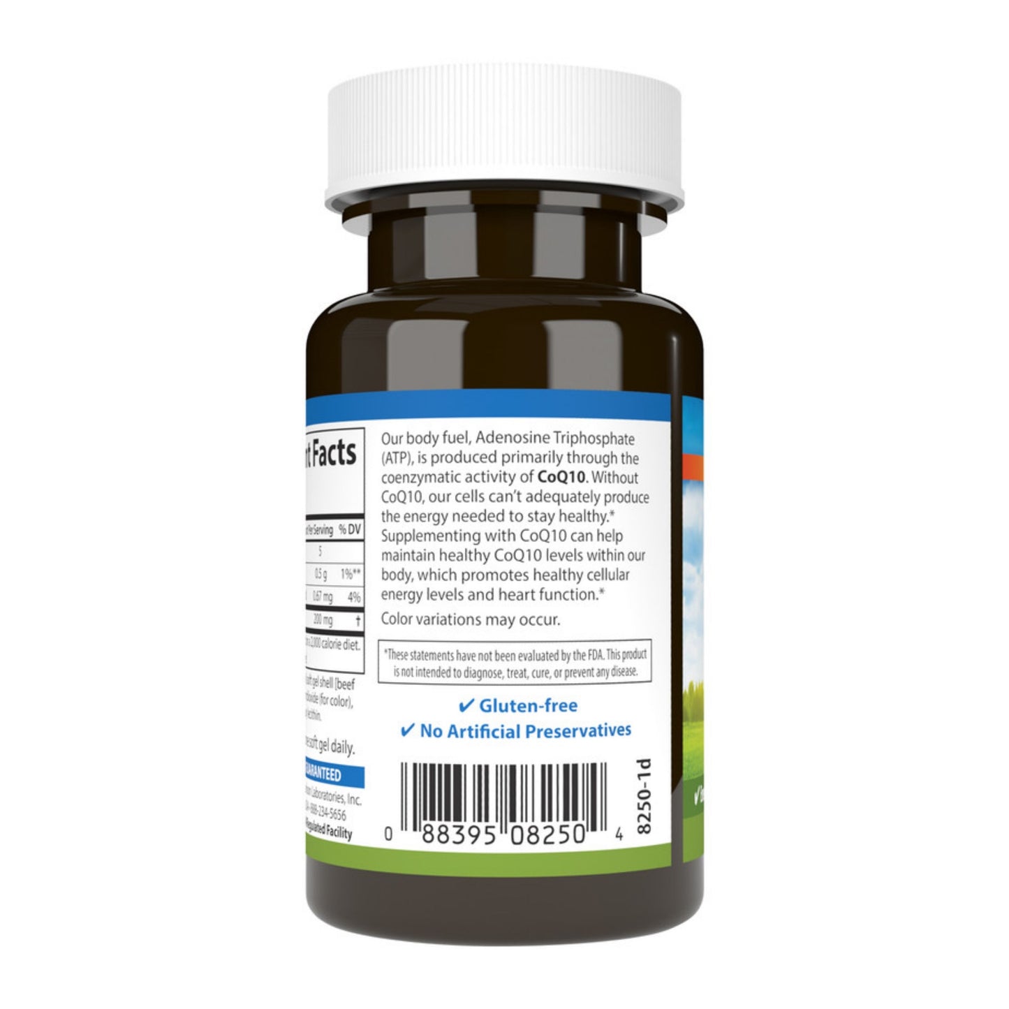 Carlson Labs CoQ10 Energy Production Heart Function Optimal Wellness Gluten-Free 200mg 30softgels