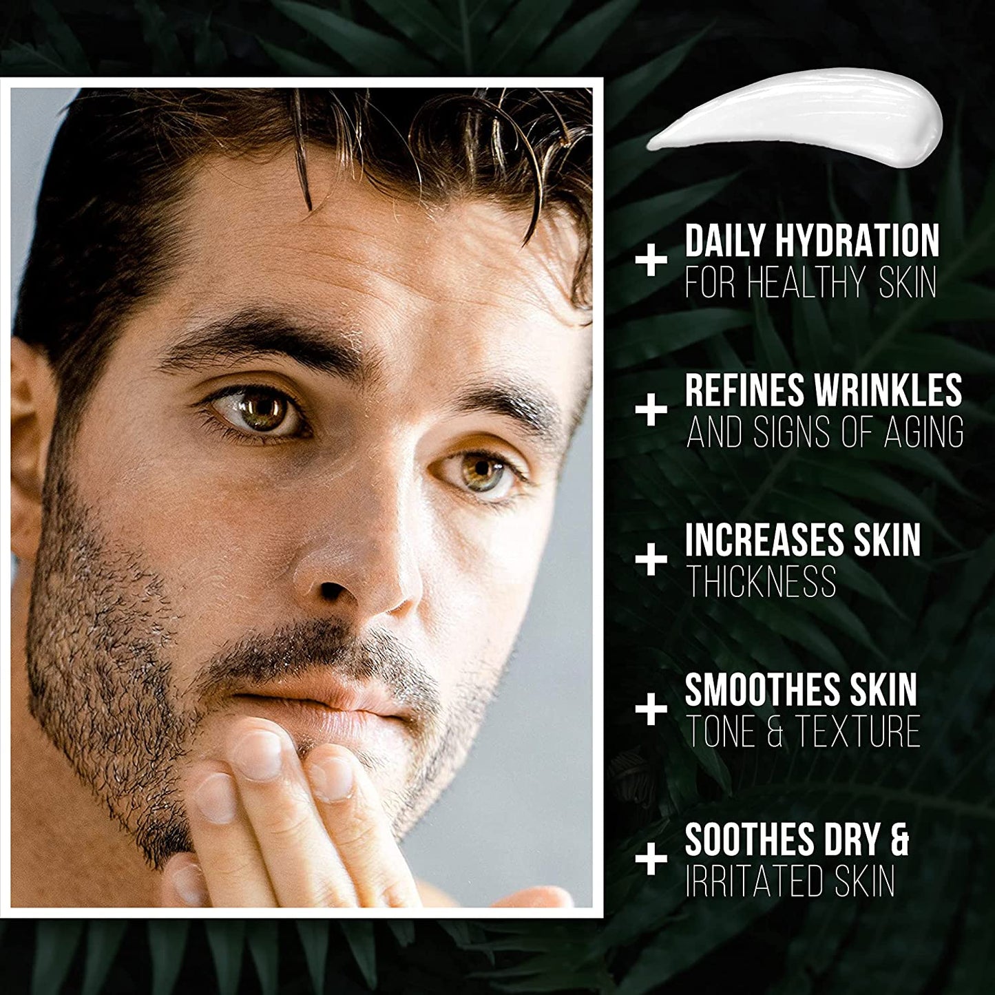 RUGGED & DAPPER Age + Damage Defense Facial Moisturizer For Men, 4 oz. / 113g