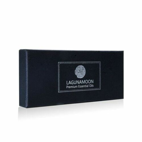 Lagunamoon Pure Essential Oils Top 6 Gift Set Lavender, Orange, Eucalyptus, Lemongrass, Peppermint, Tea Tree (10 mL each) PACKAGING MAY VARY