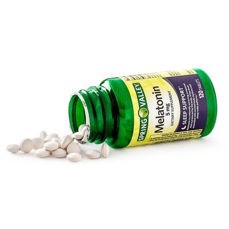 Spring Valley Melatonin 5mg Sleep Support (120 Tablets)