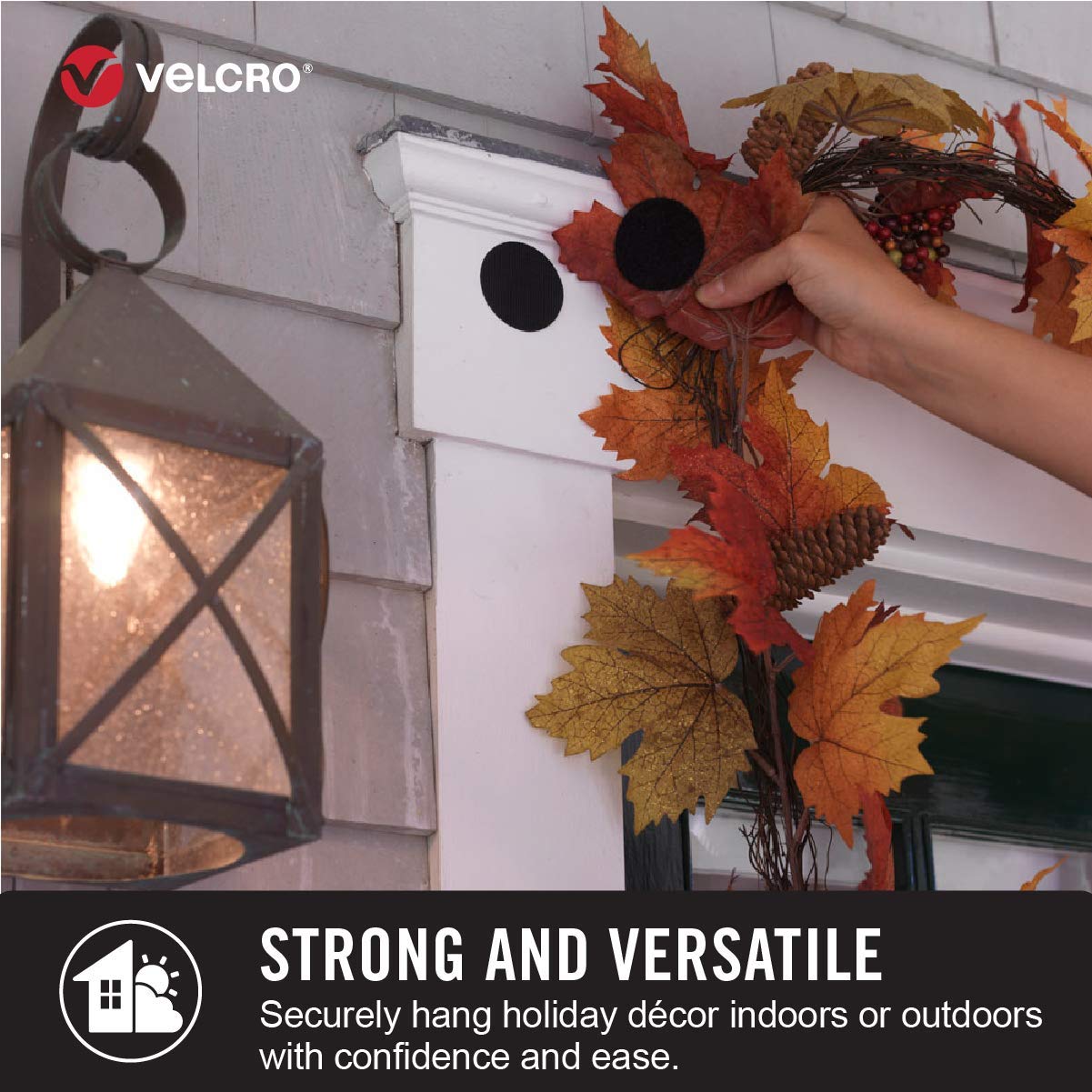 Velcro Brand Industrial Strength 10 lbs Strong (1 Roll, 4 ft x 20 inch) Stick On