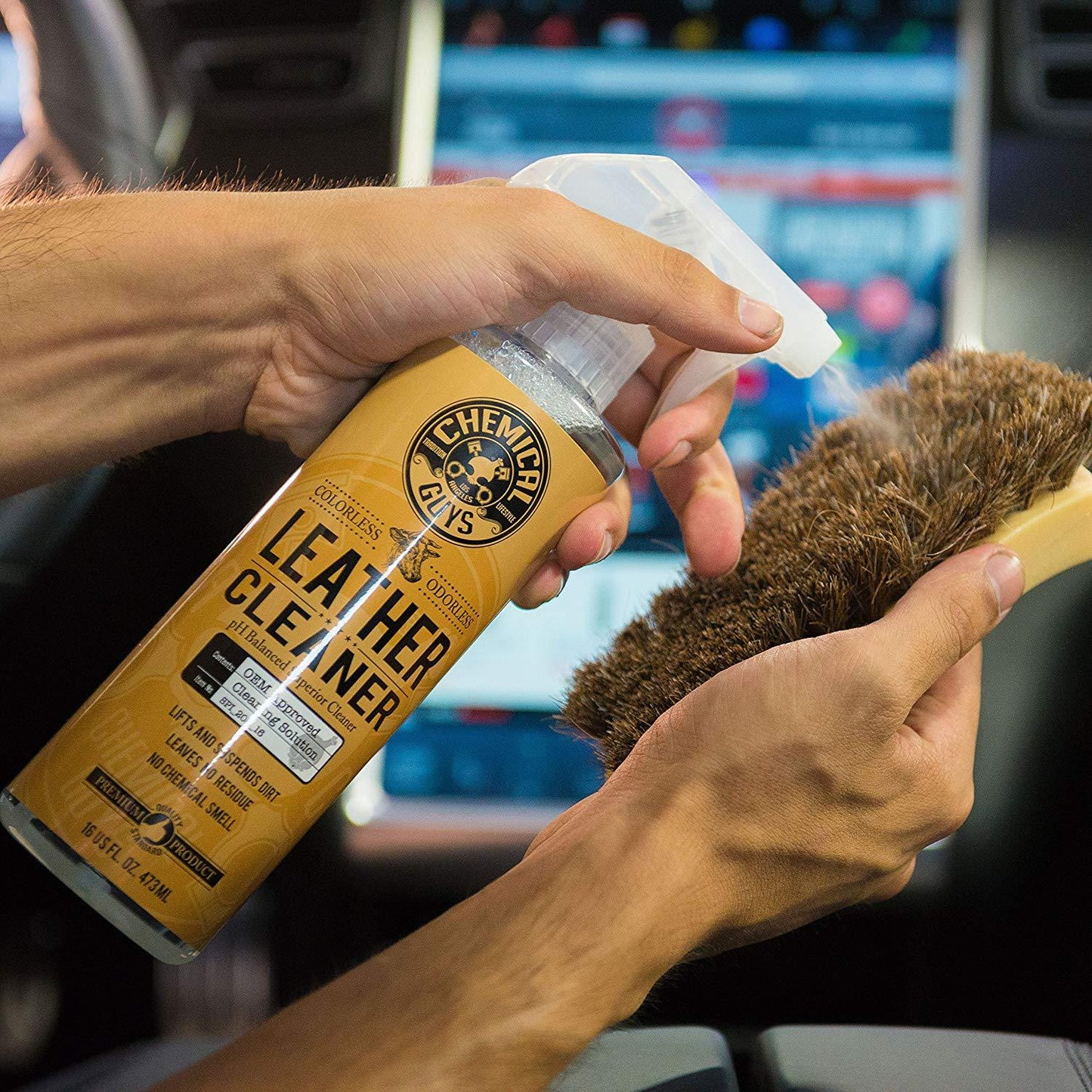 Chemical Guys Leather Cleaner and Conditioner Complete Leather Care