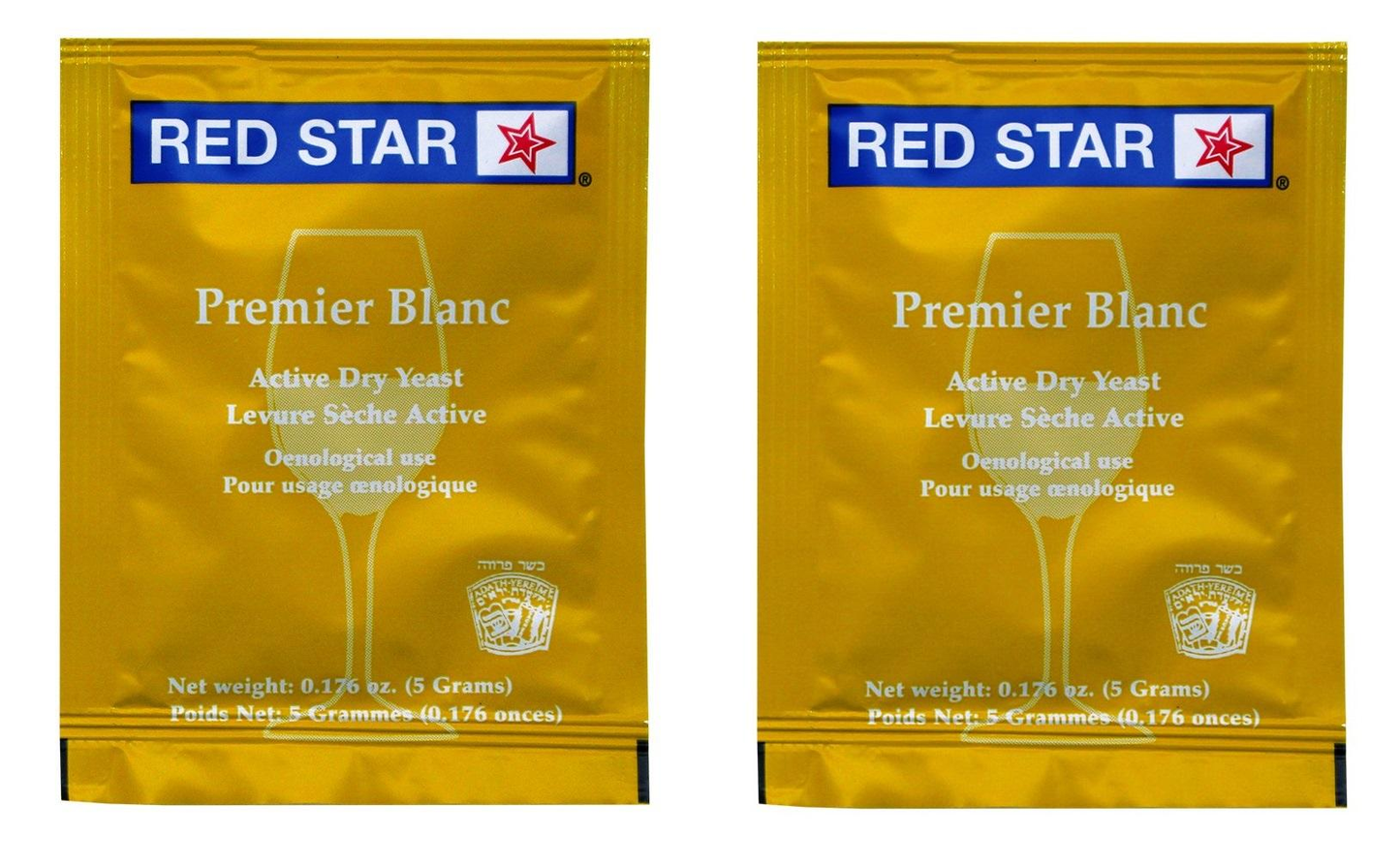 Red Star Premier Blanc Champagne Yeast (Pack of 2)