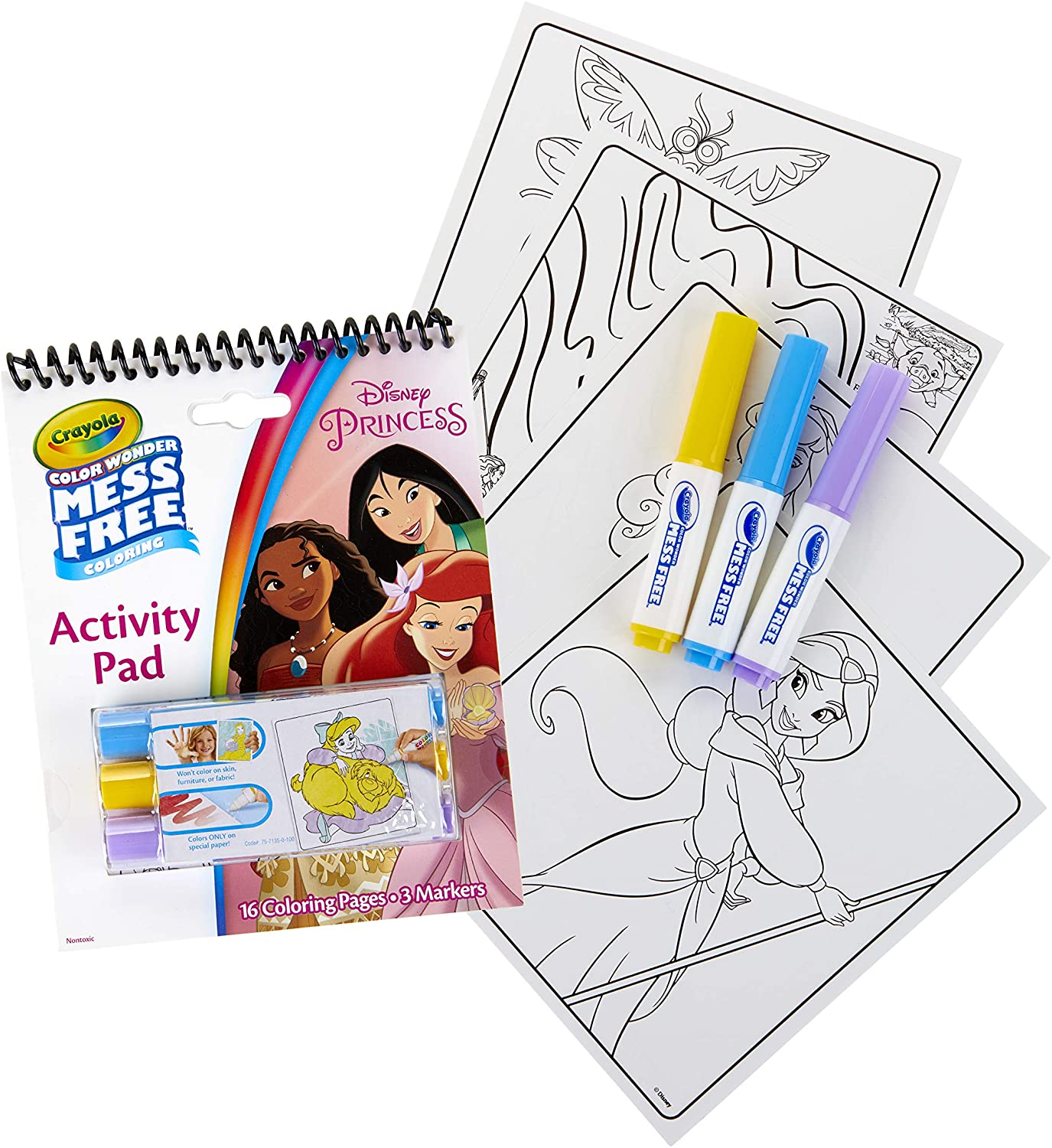 Crayola Color Wonder Mess Free Coloring Dis Ney Princess Activity Pad 1 Count