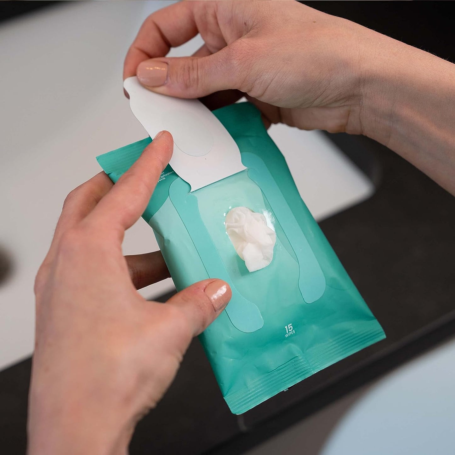 Lume Acidified Deodorant Wipes Cool Cucumber 15 Wipes