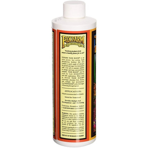 Fox Farm Tiger Bloom Liquid Concentrate Fertilizer, 1-Pint