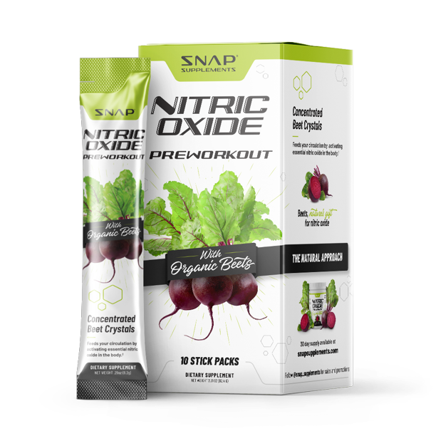 SNAP Nitric Oxide Preworkout With Organic Beets 1 Stick Pack 8.2 g
