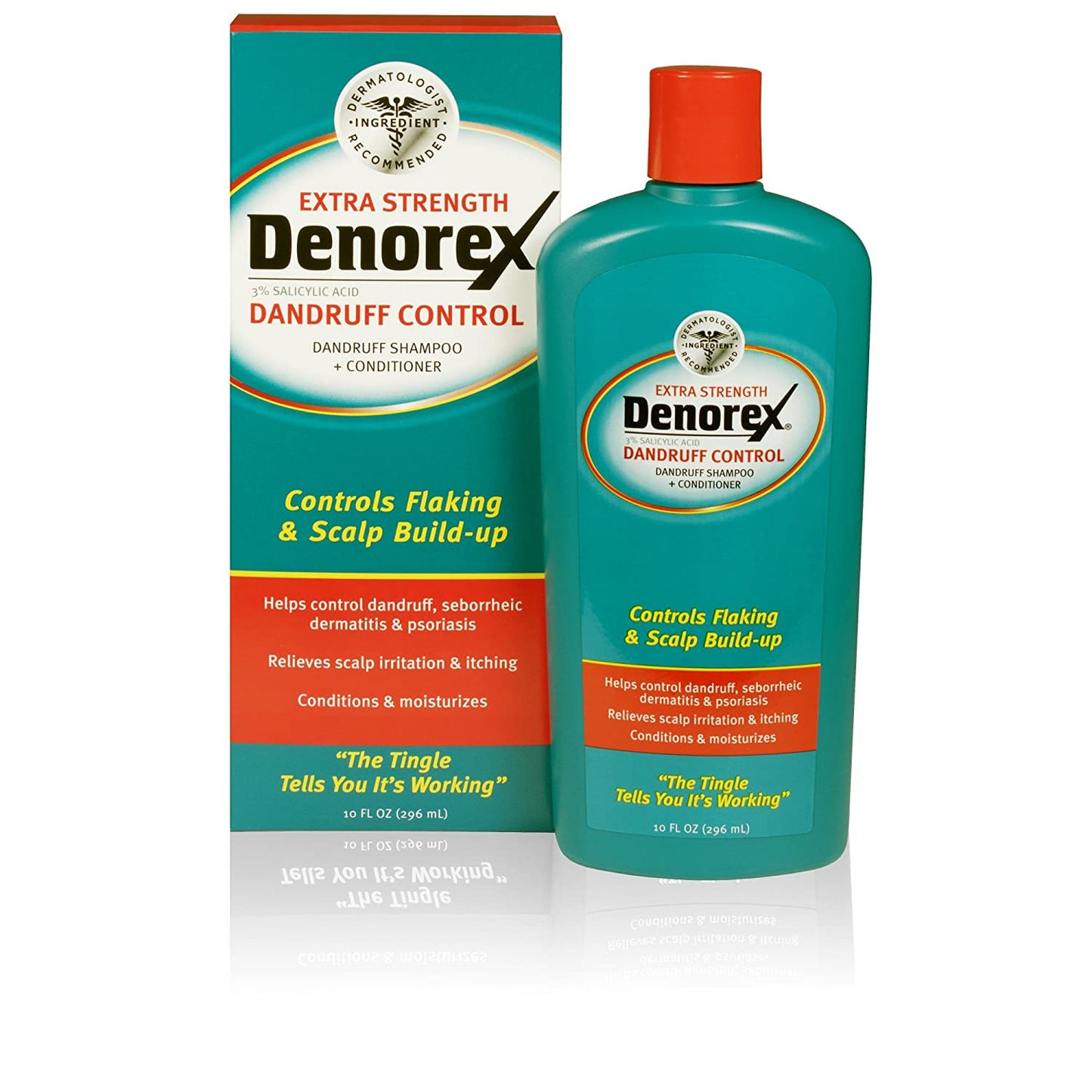 Denorex Extra Strength Dandruff Control Shampoo & Conditioner, 10 fl.oz / 296ml