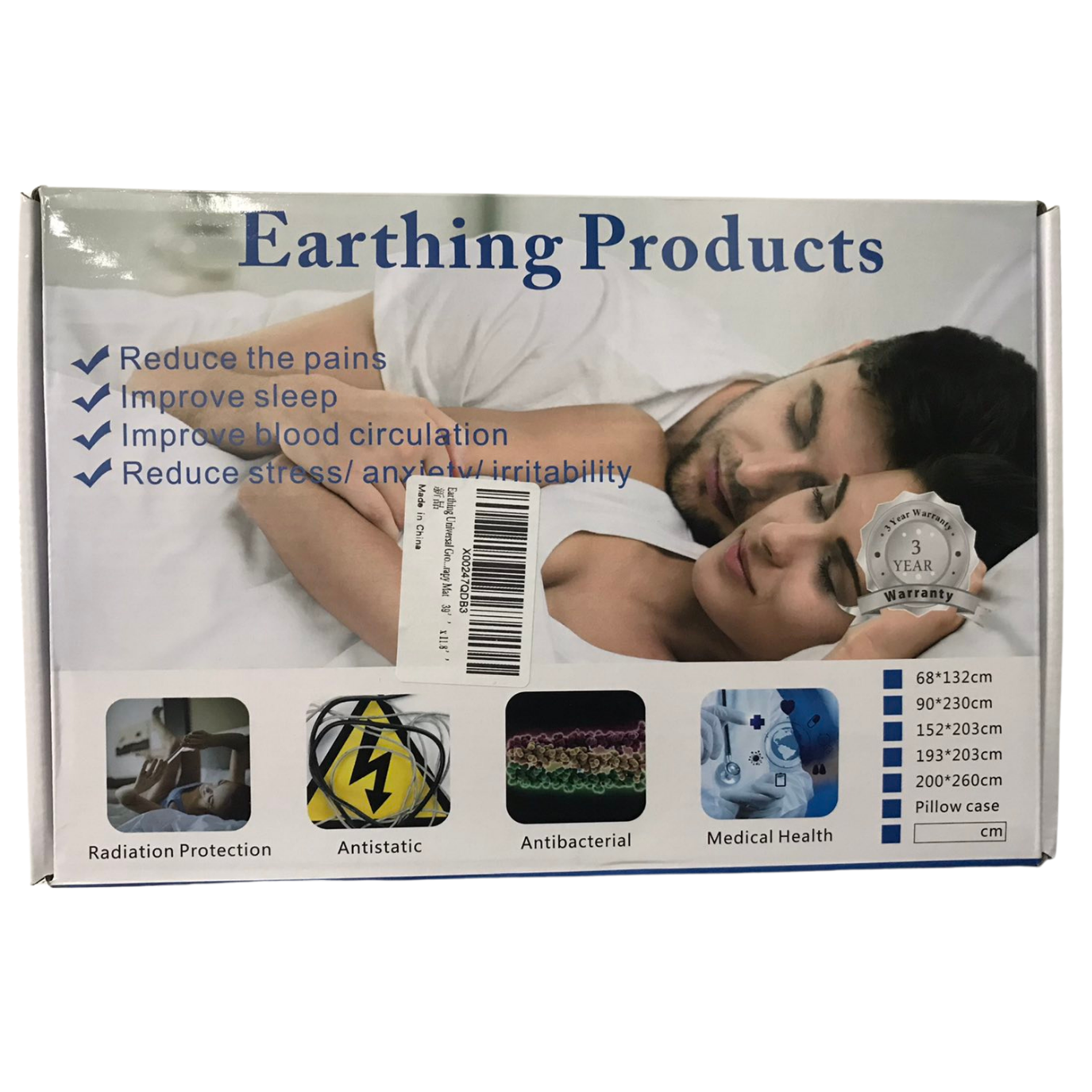 REALYOU Earthing Universal Grounding Therapy Mat 39 x 11.8 inches