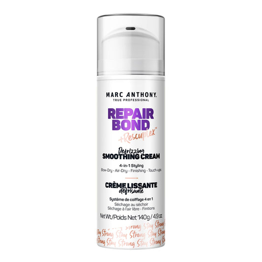 Marc Anthony Repair Bond + Rescuplex Defrizzing Smoothing Cream 4-in-1 Styling, 140 g / 4.9 oz.