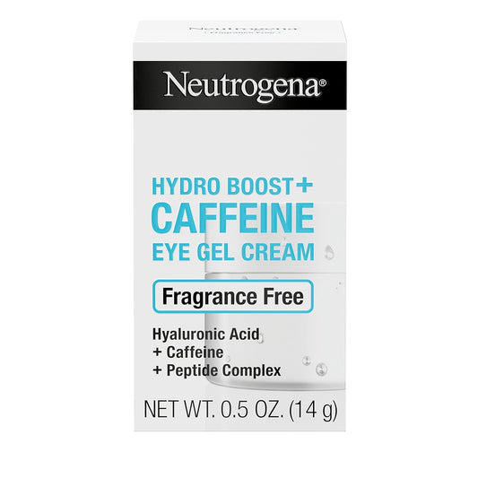 Neutrogena Hydro Boost + Caffeine Eye Gel Cream Fragrance-Free, 14 g / 0.5 oz.