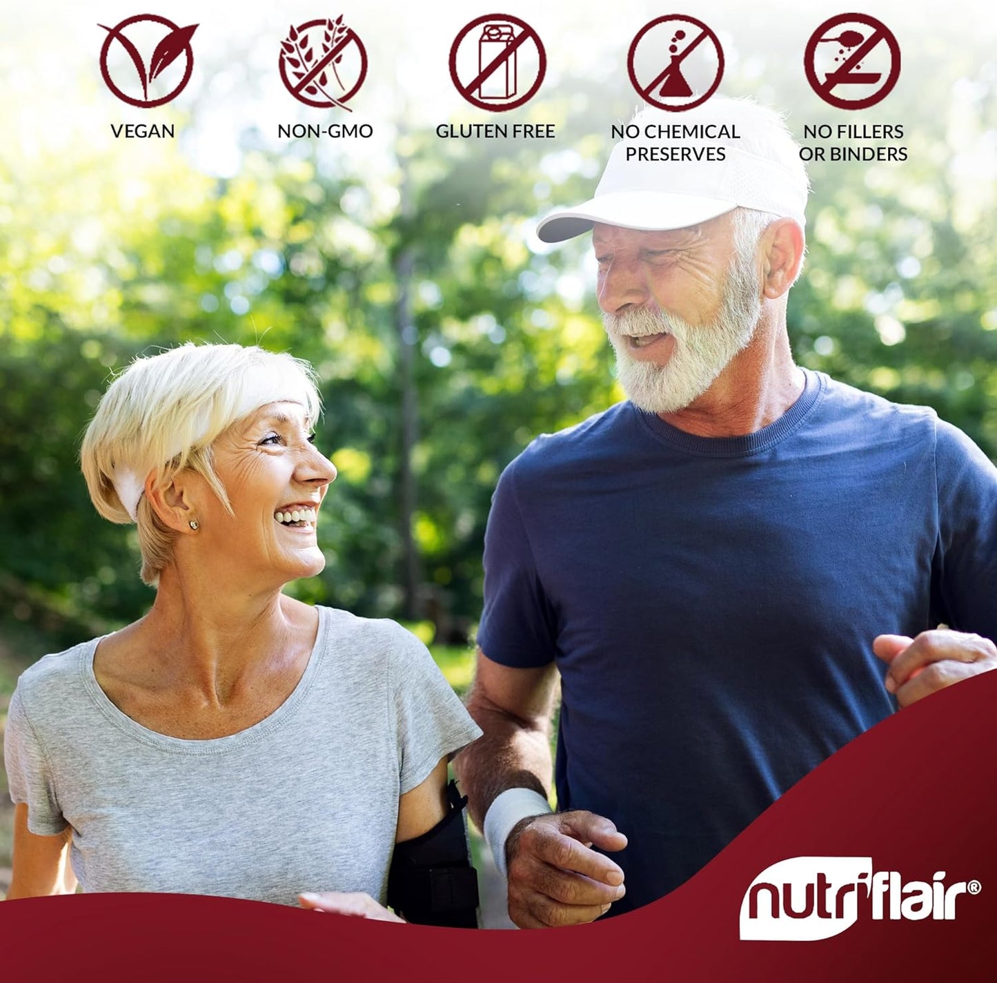 NutriFlair D-Mannose + Cranberry, Dandelion Extract 1500mg (120 Capsules)