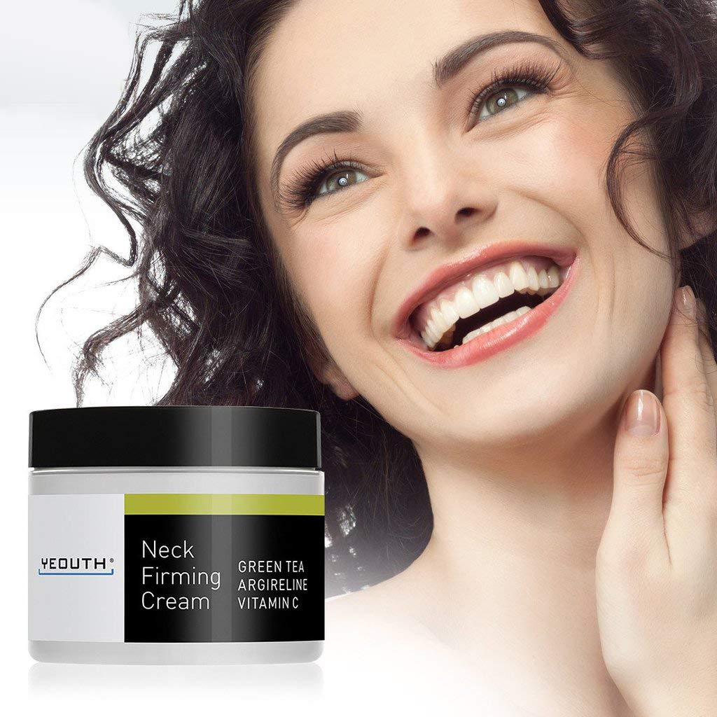 Yeouth Neck Firming Cream Green Tea, Argireline & Vitamin C (2 fl oz)