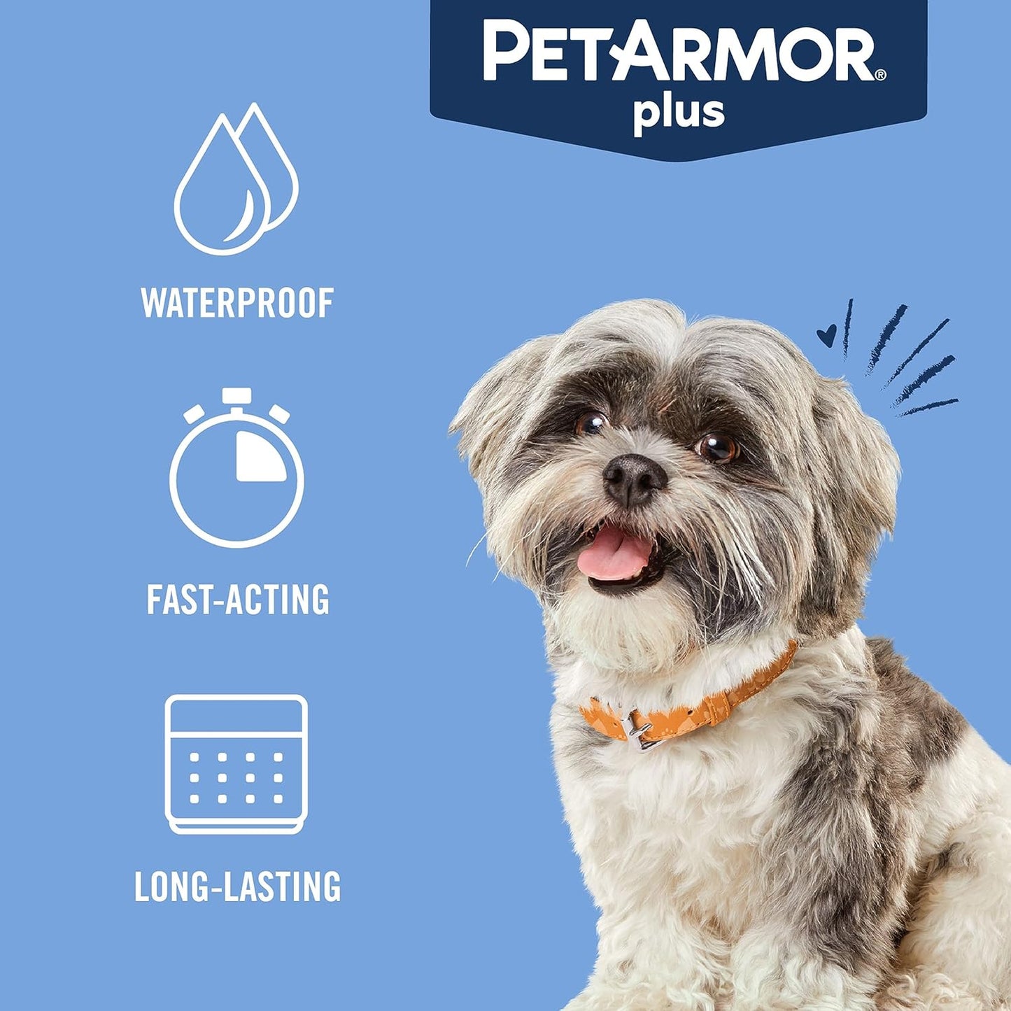 PetArmor Plus Kilss Fleas & Ticks for Small Dogs 5-22 lbs (3 Months Supply)