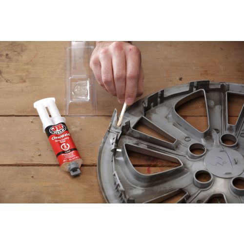 J-B Weld ClearWeld Quick-Setting Epoxy Dries Clear, 0.85 oz / 25 ml (50112)