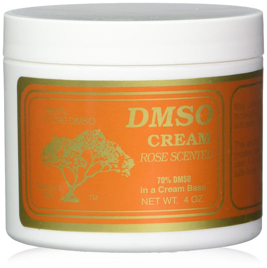 Dmso Cream 99.9%, Rose Scented 4 Oz