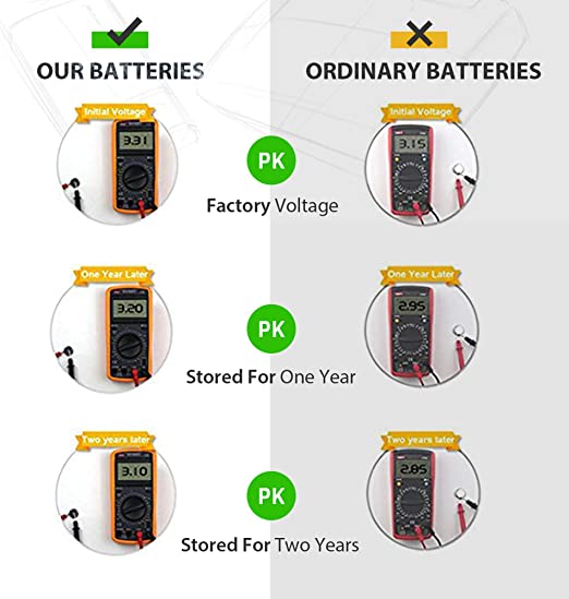 Licb CR2450 Battery 3V Lithium CR 2450 10 Pack