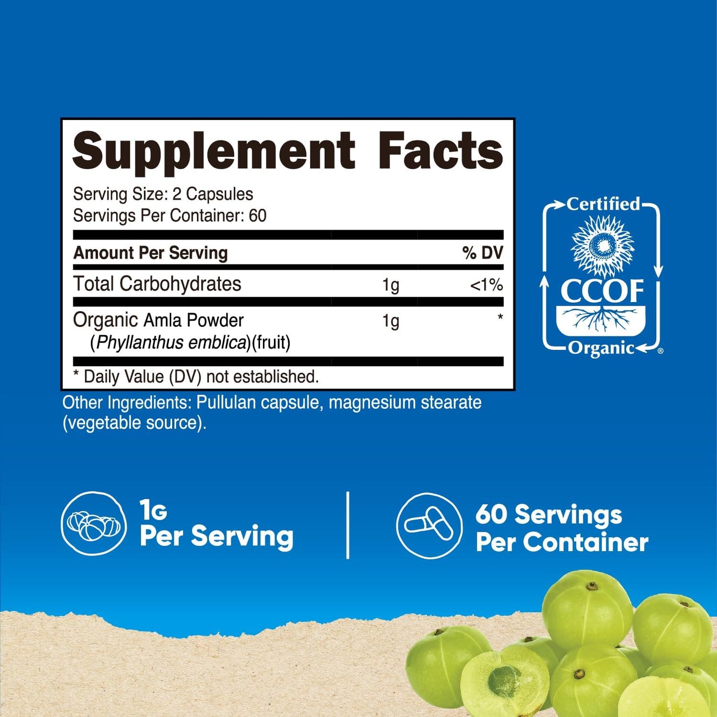 Nutricost Amla Supplement 120 Capsules