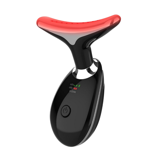 Elishine 7 Color LED Facial and Neck Massager, Black