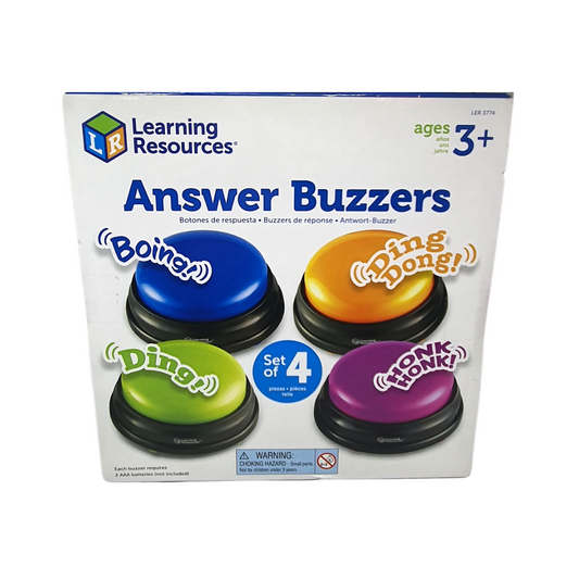 Learning Resources Answer Buzzers Set Of 4 For Ages 3+
