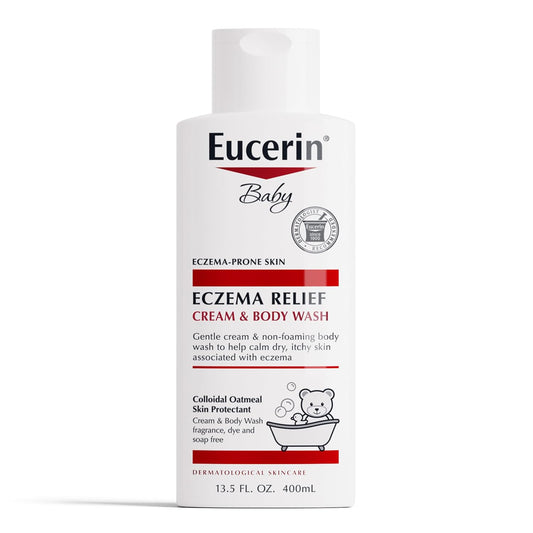 Eucerin Baby Eczema Relief Cream & Body Wash 13.5 fl oz / 400ml