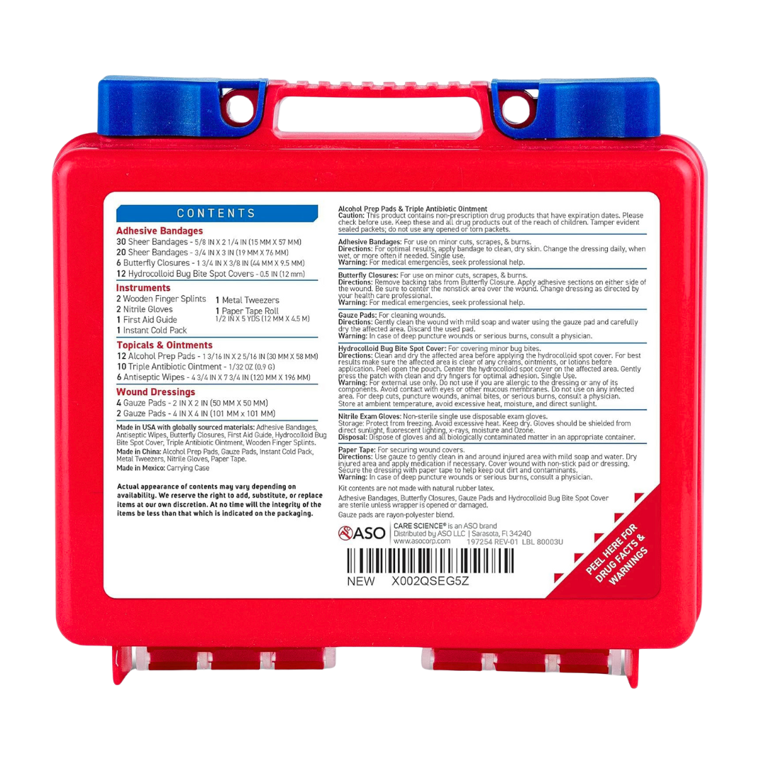 Care Science First Aid Kit 110 Pieces