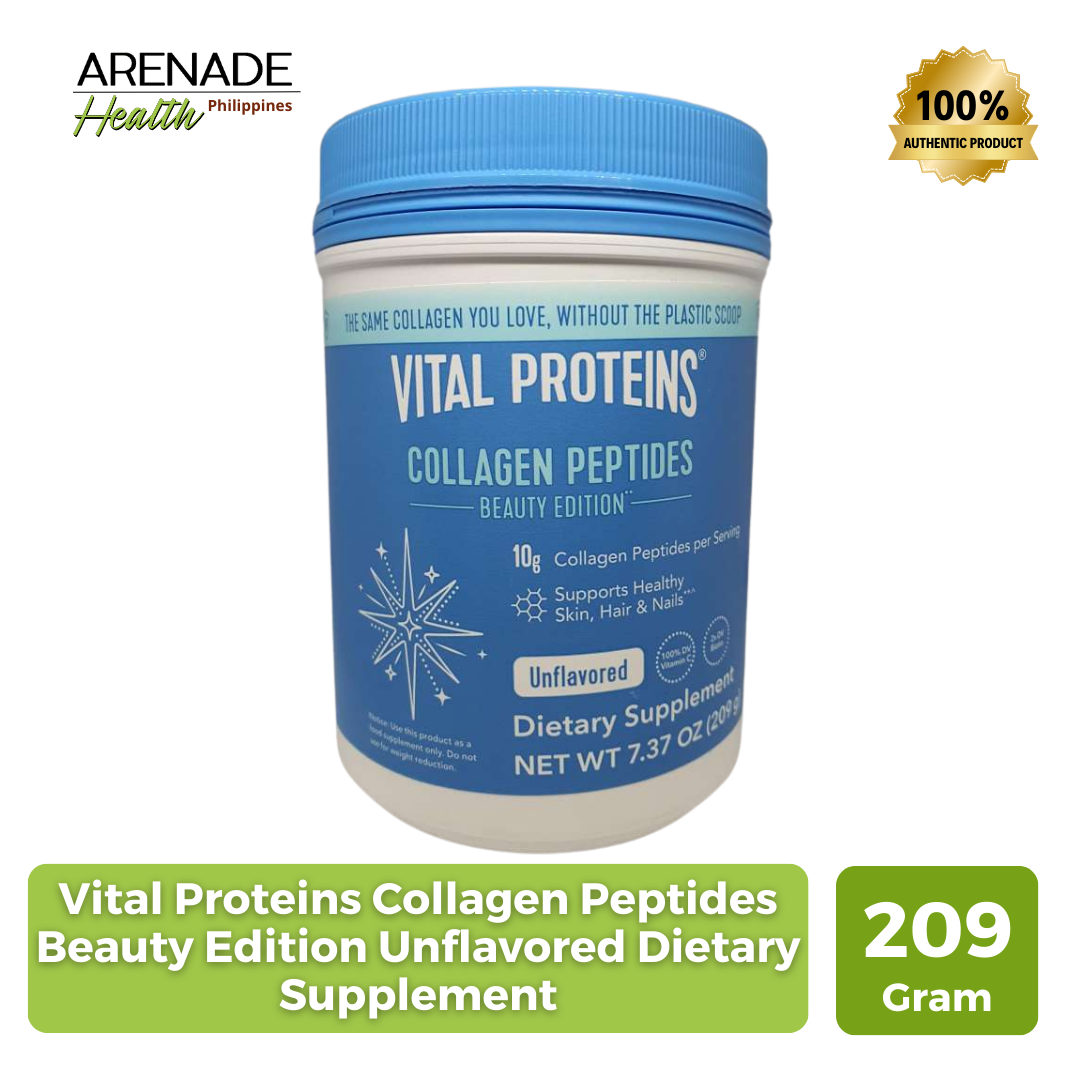Vital Proteins Collagen Peptides Beauty Edition Unflavored Dietary Supplement 7.37 Oz / 209g