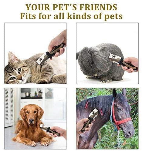 Ceenwes Imported from USA Low Noise Pet Clippers Rechargeable Dog Trimmer Cordless for Dogs and Cats