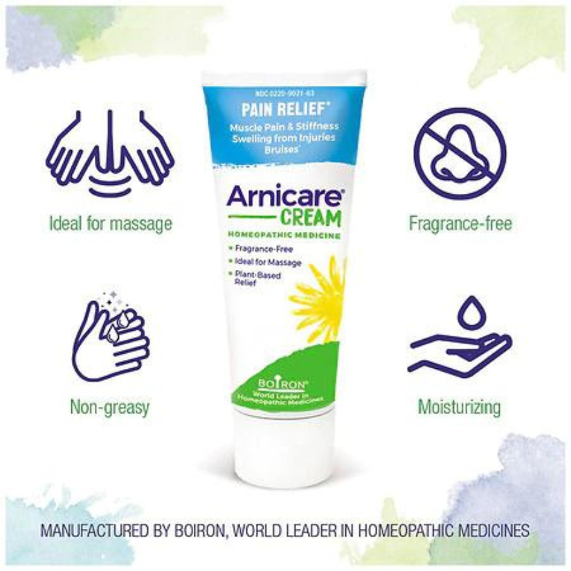 Boiron Arnicare Cream Homeopathic Medicine for Relief (2.5 oz./ 70g)