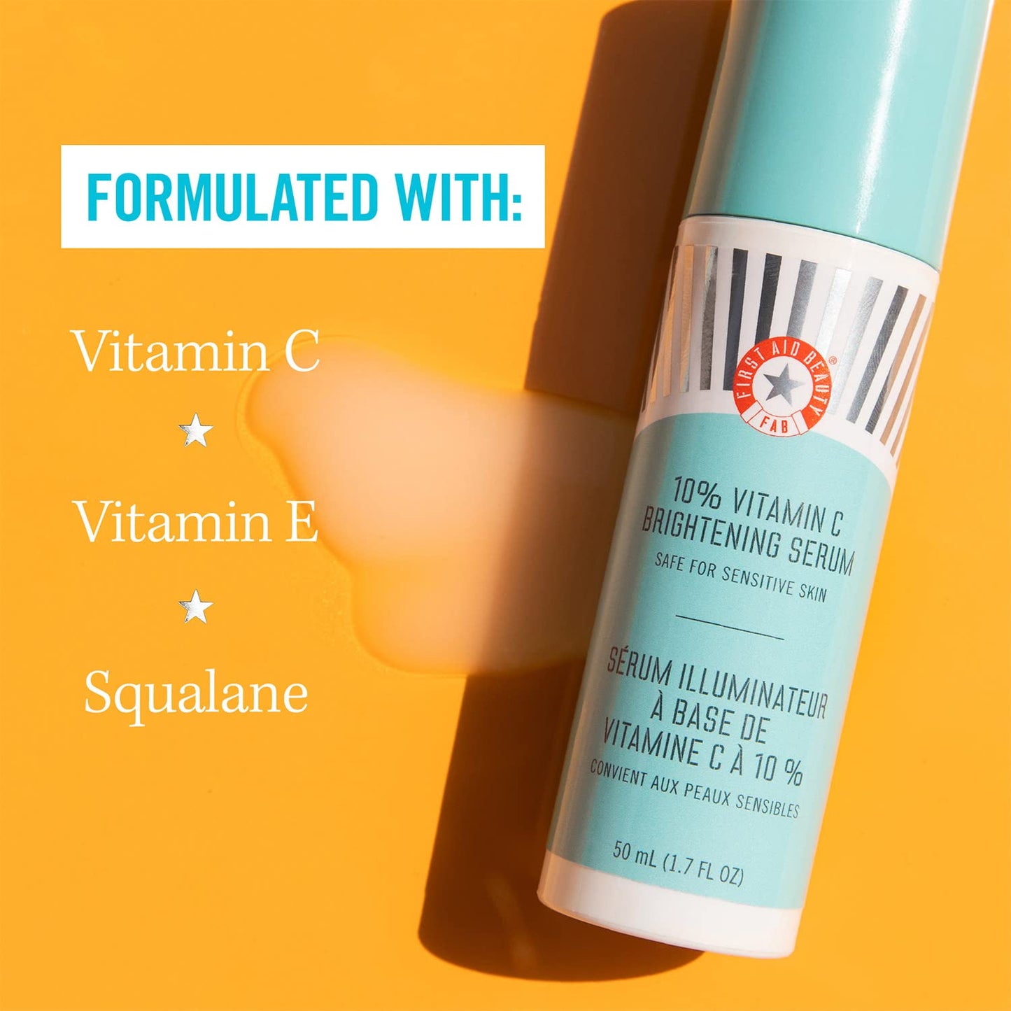 FIRST AID BEAUTY 10% Vitamin C Brightening Serum 1.7 FL oz