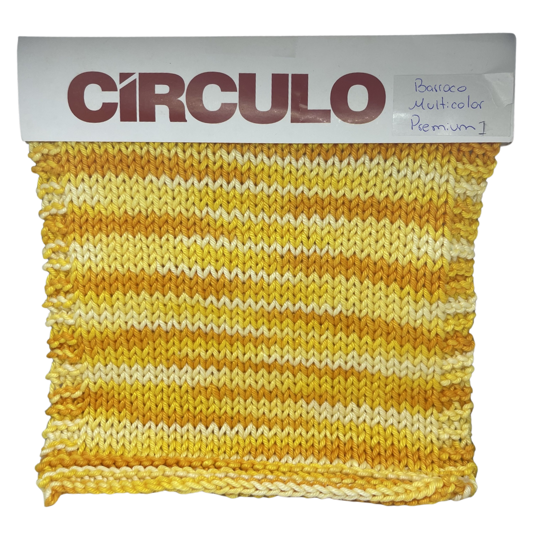 Circulo Barroco Multicolor Premium Knitting Pattern Sample