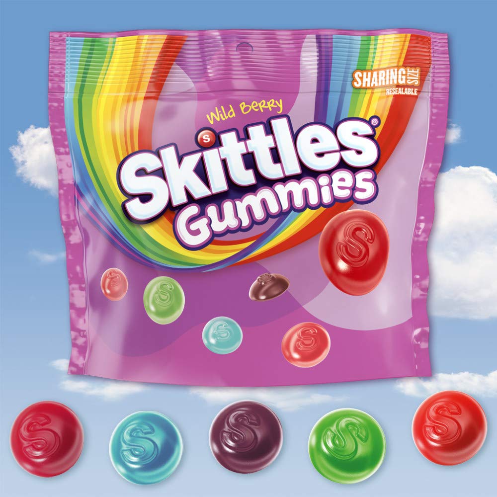 Skittles Gummies Resealable Sharing Size